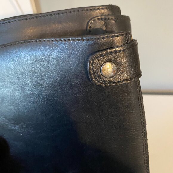 J. Crew Tall Black Leather Riding/Field Boots Women's 7 - Picture 12 of 13